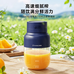 Feisenke Portable Juicer Rechargeable Mini Electric Juicer Portable Juice Cup for Home and Office