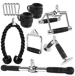 Gantry Rack Handle Accessories, Smith Machine, High Pull-Down, Chest Press, Bird Fly, Low Pull, Rowing Pull Bar, Fitness Equipment