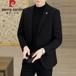 Pierre Cardin Suit Jacket for Men, Autumn and Winter, Light Luxury, Padded and Thickened, Suit for Young and Middle-Aged, Business Casual Formal Wear