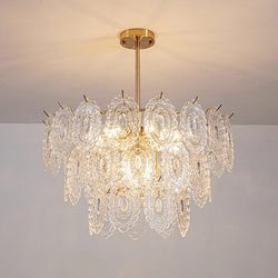 Simple and Luxurious Chandelier, Nordic Style, Suitable for Living Room, Dining Room, Bedroom, Crystal Lighting Fixtures, Molecular Lamp, Elegant Bedroom New Model Lamp