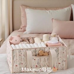 Korean Mommy Bag, Baby Bed, Diaper Storage Basket, Large Capacity Baby and Maternal Supplies Storage Handbag