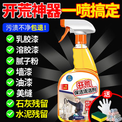 New House Cleaning Detergent for Tiles, Stain Remover for Latex Paint, Special Cleaning Tool for Cement and Putty Powder