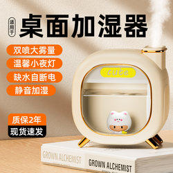 Humidifier for Office Desktop, Small and Quiet, USB Rechargeable, Aromatherapy, Home Bedroom Air Spray, 2024 New Model, Air Conditioning Room Hydration, Mini Student Dormitory, Wireless, Non-Electric, Large Mist Output