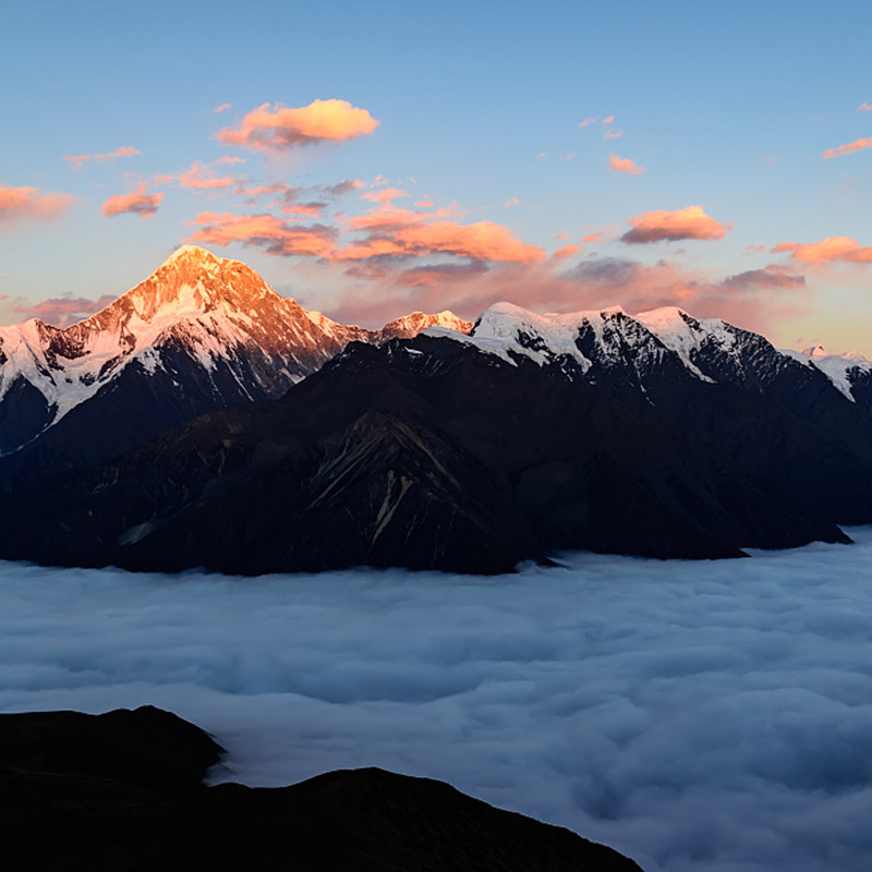川西小环线3日游四姑娘山冷嘎措姑弄村甲根坝格聂南线2-8人小团