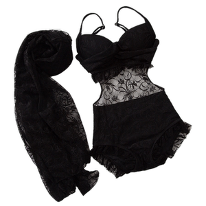 New swimsuit, feminine, pure desire, slimming, belly-covering, push-up one-piece hot spring long-sleeved cover-up, beach bikini