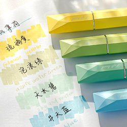 Prism Gradient! Xiaomei's High-Appearance Instagram-Style Fluorescent Highlighter Pen, Colorful Marking Pen for Highlighting Key Points, Suitable for Elementary School Students, Fluorescent Pen for Middle School Students, Non-Smudgeable for High School Students