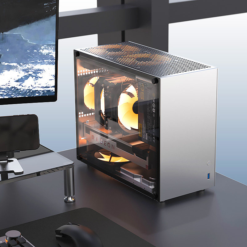 Zaw C2P Mini ITX Computer Case - Aluminum Alloy, Tempered Glass