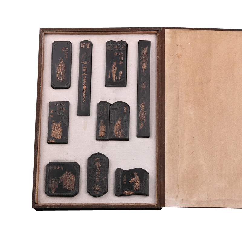 清時代墨曹素功古墨