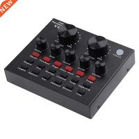 V8 Live Sound Card For Phone & Computer | Headset Microphone Audio