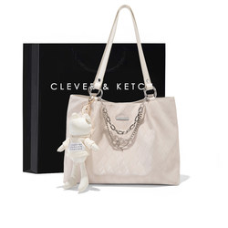 Clever&Ketch Birthday Gift Chain Tote Bag Women's Large Commuter Bag 2025 New Large Capacity Shoulder Bag