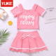 Children's swimsuits girls split 2025 new summer princess skirt style medium and large children's swimsuits children's cute swimsuits