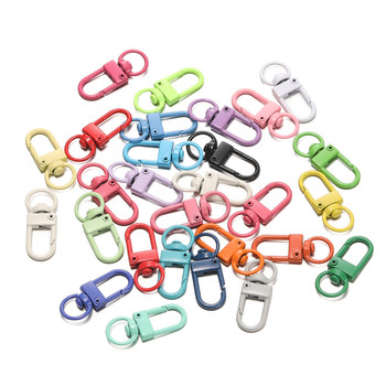 Spray painted color keychain small door buckle