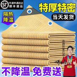 Beige Sunshade Net, Beige Sun Protection and Heat Insulation Net, Encrypted and Thickened, for Car, Home, Courtyard, Sunroom, Shading and Light Blocking