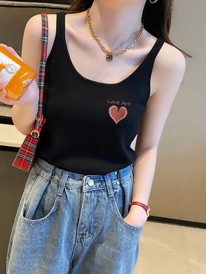 白色针织吊带小背心女2026夏季新款外穿法式独特高级修身短款上衣