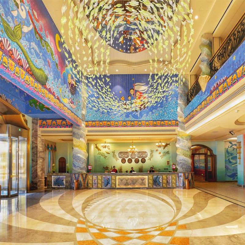 永泰欧乐堡海洋主题酒店2天1晚自由行 双早餐 双人海洋世界门票