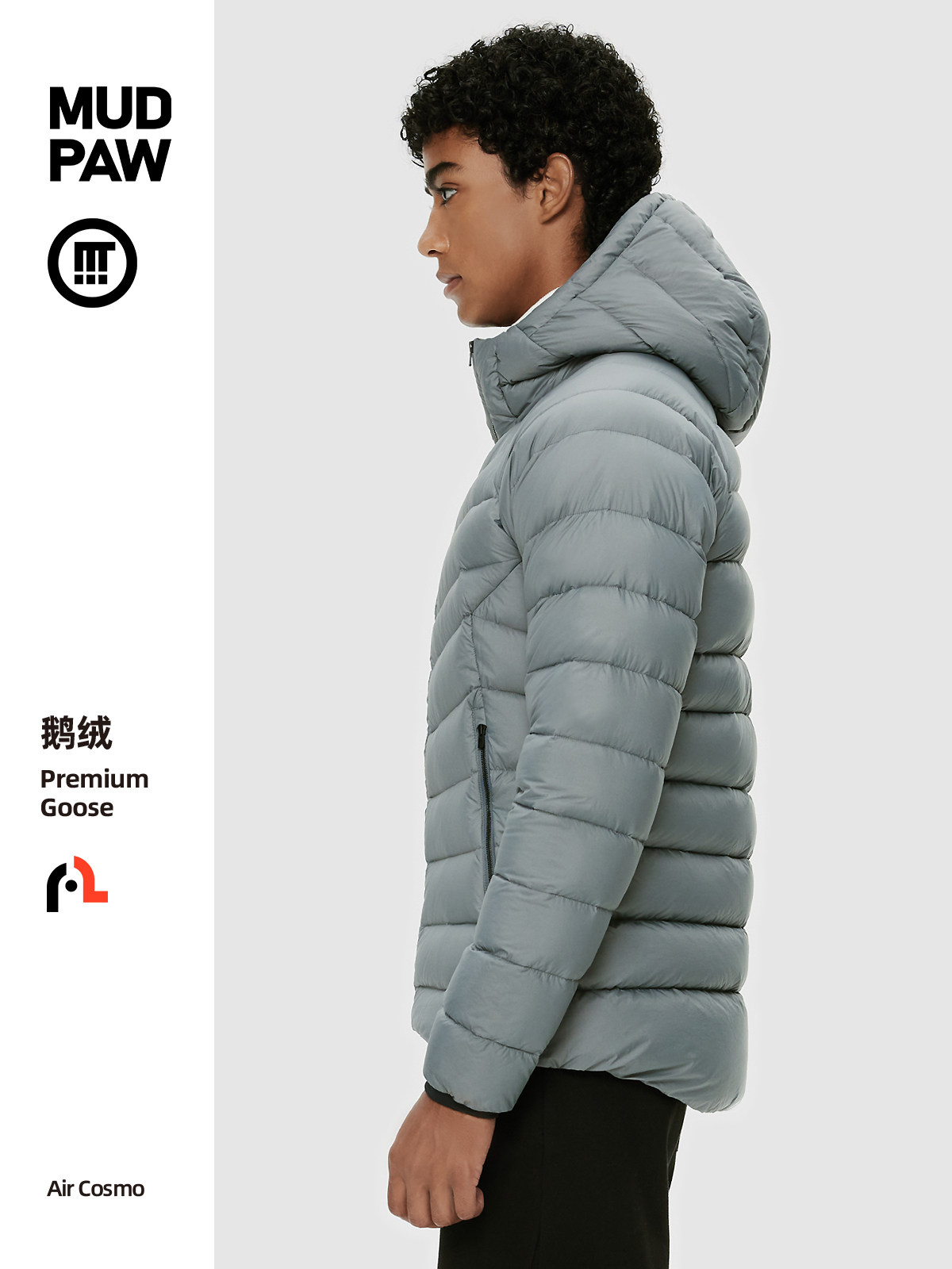 Mud Claw Men's 800 Fill Power Down Jacket - Lightweight Warm Winter Coat