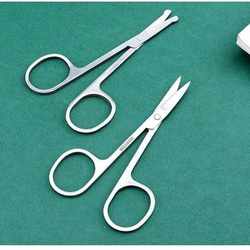 German stainless steel round head nose hair scissors, unisex nose hair trimmer, women's eyebrow scissors, practical