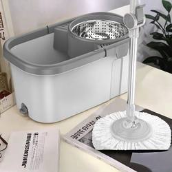 New Multifunctional Household Mop Bucket with Hands-Free Rotation, Dual-Drive Design for Wet and Dry Use, Designed for Lazy People