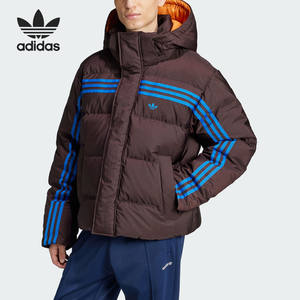 
Adidas/Adidas clover men's retro splicing shorts sports and leisure down jacket JL9556