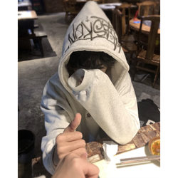 Heavyweight Pure Cotton Embroidered Hooded Sweatshirt for Men, Autumn and Winter, Fleece-Lined and Thickened, 2025 New American-Style Loose High-Street Hoodie, Trendy