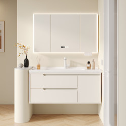 Bathroom Cabinet with Integrated Ceramic Basin, Bathroom Sink Cabinet Set, Washbasin Cabinet, Bathroom Vanity Cabinet, Washstand