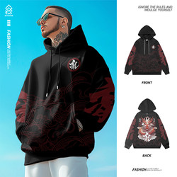 2025 new national fashion long-sleeved sweatshirt for men