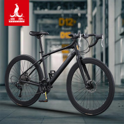 Phoenix Official Genuine Curved Handlebar Road Bike for Adults, Men, Women, Teenagers, Students, Cross-Country Racing, Straight Handlebar Bicycle