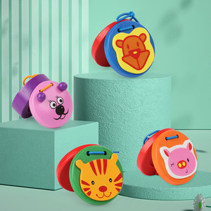 
Wooden Speaker Orff Percussion Instrument Animal Dada Dance Board Kindergarten Baby Children's Music Education Toys