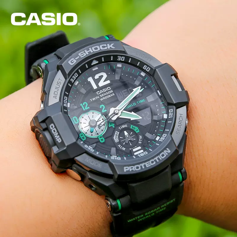 カシオ G-SHOCK GA-1100-1A3JF 20気圧防水 ブラック www.elsahariano.com