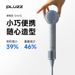 Pluzz Mini High-Speed Hair Dryer for Home Use, Negative Ion Hair Care, Strong Wind, Quick Drying, Portable Small Hair Dryer, Gift