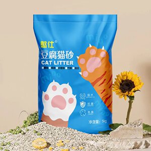 Cat sand tofu cat sand 10 male*0.5kg free shipping deodorizing group 40*0.5kg load tofu sand 20 male*0.5kg cat supplies