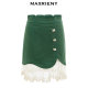 MAXRIENY Nets Switch Embroidery Fish Tail Skirt Autumn Design Sensory Hede Skirt