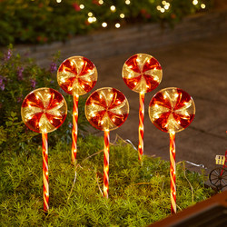 Christmas Lollipop Lights for Home Outdoor Waterproof Solar Scene Arrangement Courtyard Decoration Atmosphere Lights
