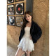 pusumede sweet age-reducing lace spliced ​​skirt for women's cake skirt design niche A-line puffy short skirt