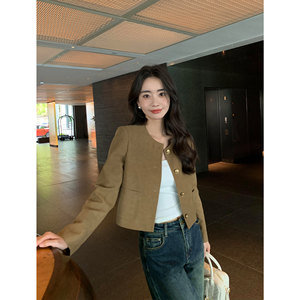 
pusumede[25% off in stock] Modern annotation, high-end small fragrance jacket, women's round neck short top