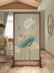 mẫu song cửa sổ bằng gỗ đẹp Màn hình nhập phong cách Trung Quốc mới vách ngăn lối vào phòng khách vải đơn giản hiện đại văn phòng màn hình ghế gỗ nguyên khối hai mặt đơn giản lam gỗ phòng khách Màn hình / Cửa sổ