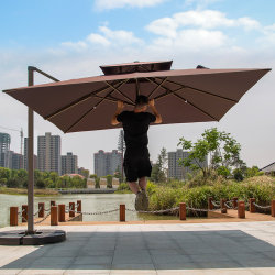 Outdoor Parasol, Courtyard Umbrella, Terrace Balcony, Open-Air Stall, Large Sun Umbrella, Villa Garden, Outdoor Roman Umbrella