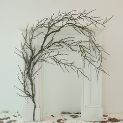 Simulated Green Plants, Fake Branches, Moss, Dead Branches, Vines, Large Bionic Fake Flowers, Interior Decoration, Landscape, Green Plant Wall Landscaping