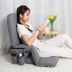 Lazy Sofa Tatami Bay Window Cushion Reading Small Sofa Dormitory Bed Folding Backrest Chair Armrest Nursing Chair