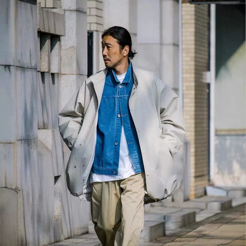 NANAMICA 2L GORE-TEX Shell Jacket 25SS双层防水立领鱼尾风衣