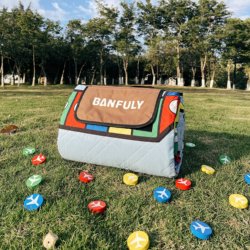 Flying Chess Picnic Mat Outdoor Camping Parent-Child Game Toy Thickened Portable Children's Mat Tent Grass Carpet