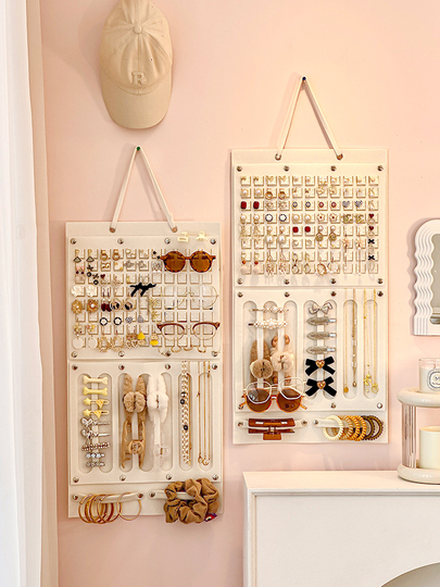 Tasca Appendibile Camera Borsa Portaoggetti Da Appendere - 2 Pezzi Organizer Da Parete | Grigio Tasche Appendibili - Foto 4