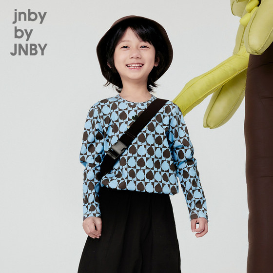 
[Sports Series] Jiangnan Buyi children's printed long-sleeved T-shirt spring for boys and girls jnbybyjnby