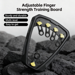 Finger Strength Training Board, Finger Strength Trainer, Three-Level Adjustable Rock Climbing Training Board