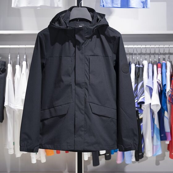 
Li Ning genuine women's group purchase series outdoor casual classic simple versatile hooded sports windbreaker AFDUA20