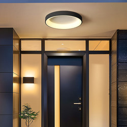 Outdoor Ceiling Light, Waterproof and Insect-Proof, Self-Built House Balcony Light, Outdoor Voice-Activated Sensor Light, Villa Entrance Lighting