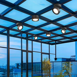 Special Lamp for Glass Sunrooms, Outdoor Waterproof Balcony Ceiling Lamp, Corridor Aisle Lamp, Ultra-Thin Surface-Mounted Downlight