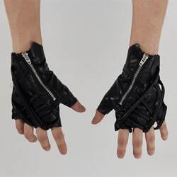 Frkm Scd 24Aw Mechanic/Strap Design Tactical Leather Gloves