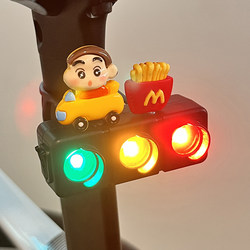 Cycling Tail Light, Rechargeable, Cute Crayon Elephant, Road and Mountain Bike Warning Light, Flashing Bicycle Accessories