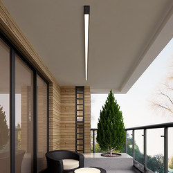 Balcony Light, Corridor Light, Simple Modern Sunroom Entrance Light, Minimalist Long Strip Cloakroom Ceiling Light